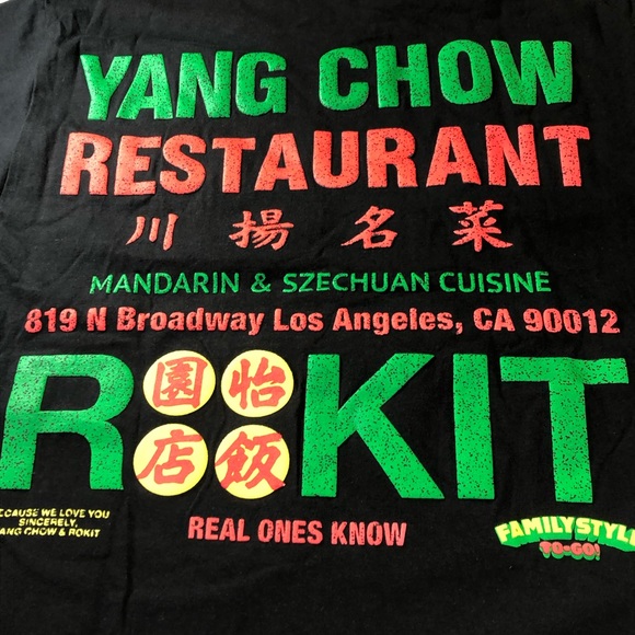 Rokit Mens Medium Sized Chinese Restaurant T-Shirt - Picture 4 of 5